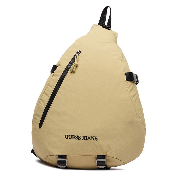 Rucsac Guess Jeans, tesatura, bej, One Size INTL