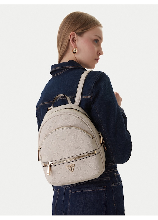 Rucsac fashion dama, Guess, ecologic, bej, One Size INTL