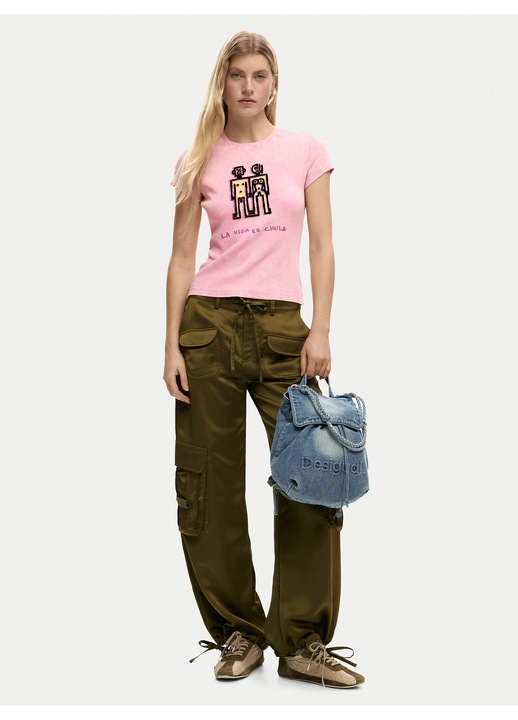 Rucsac dama, Desigual, tkanina, albastru, One Size INTL