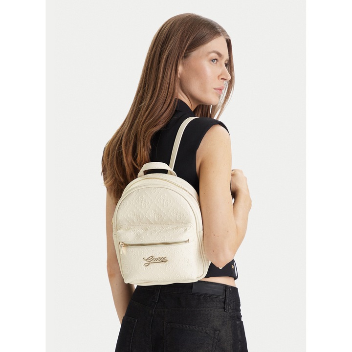 Guess iskolatáska, bézs, One Size INTL, lányoknak