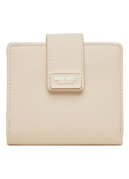Portofel dama, Nine West, tkanina, bej, One Size INTL