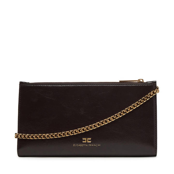 Női pénztárca, Elisabetta Franchi, ökológiai, barna, One Size INTL