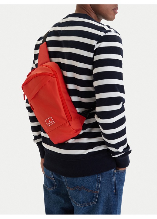 Férfi hátizsák, Nautica, textil, piros, One Size INTL