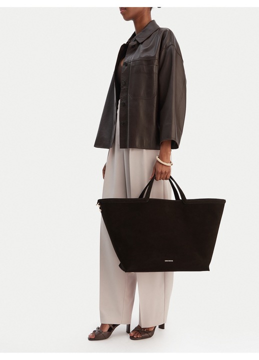 Geanta dama, Gino Rossi, piele naturala, maro, One Size INTL