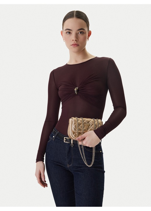 Női táska, Guess, műbőr, arany, One Size INTL