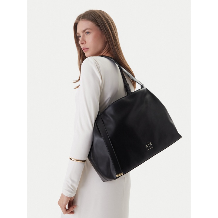 Női táska, Armani Exchange, műbőr, fekete, One Size INTL