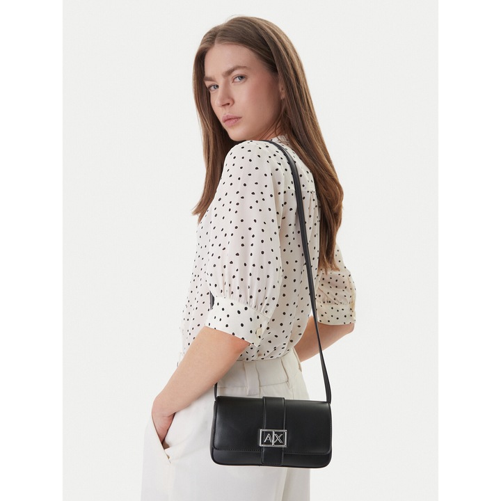 Női táska, Armani Exchange, műbőr, fekete, One Size INTL