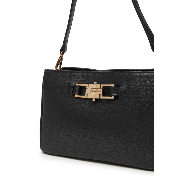 Geanta dama, Valentino, piele ecologica, negru, One Size INTL