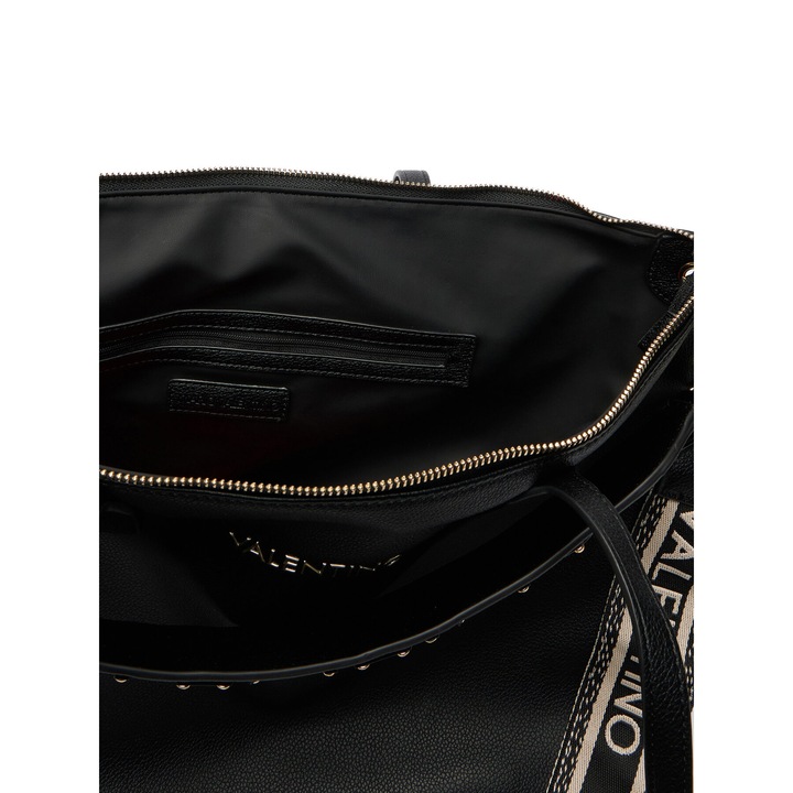 Geanta dama, Valentino, piele ecologica, negru, One Size INTL