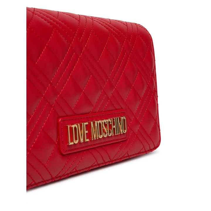 Geanta dama, Love Moschino, piele ecologica, rosie, One Size INTL