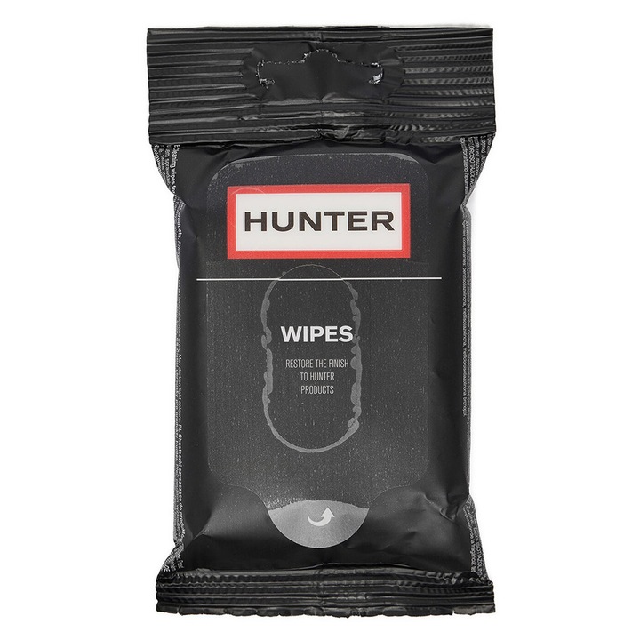 Cipőtisztító kendők, Hunter, műanyag, fekete, One Size INTL