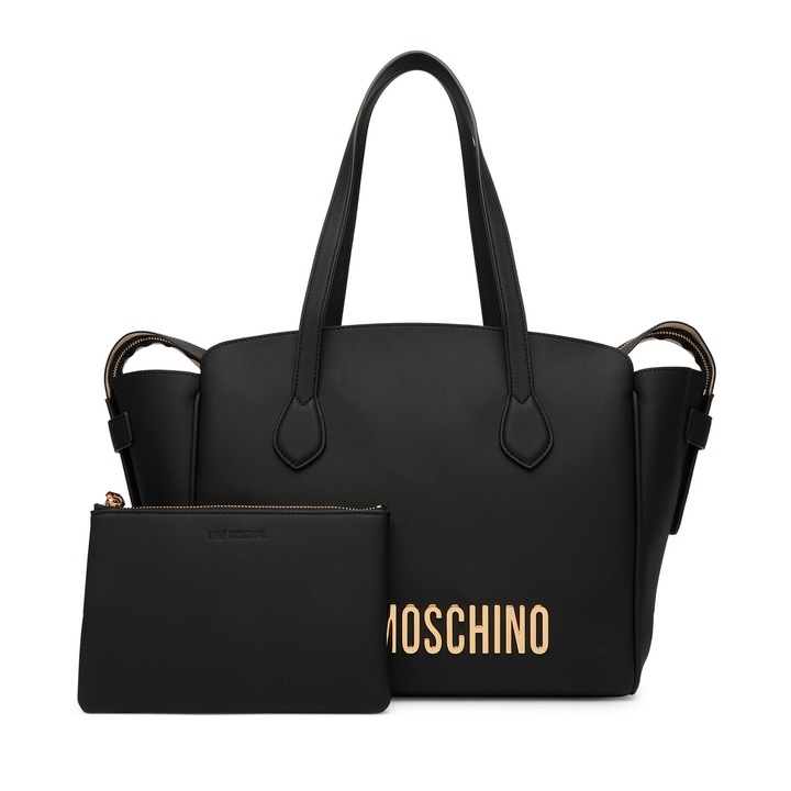 Geanta dama, Love Moschino, piele ecologica, negru, One Size INTL