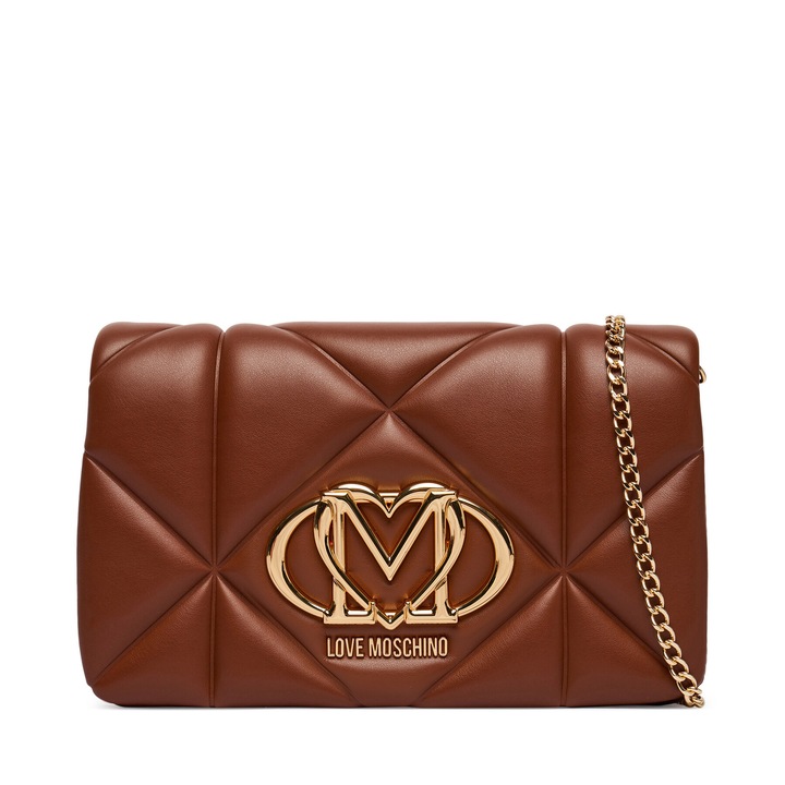 Női táska, Love Moschino, műbőr, barna, One Size INTL