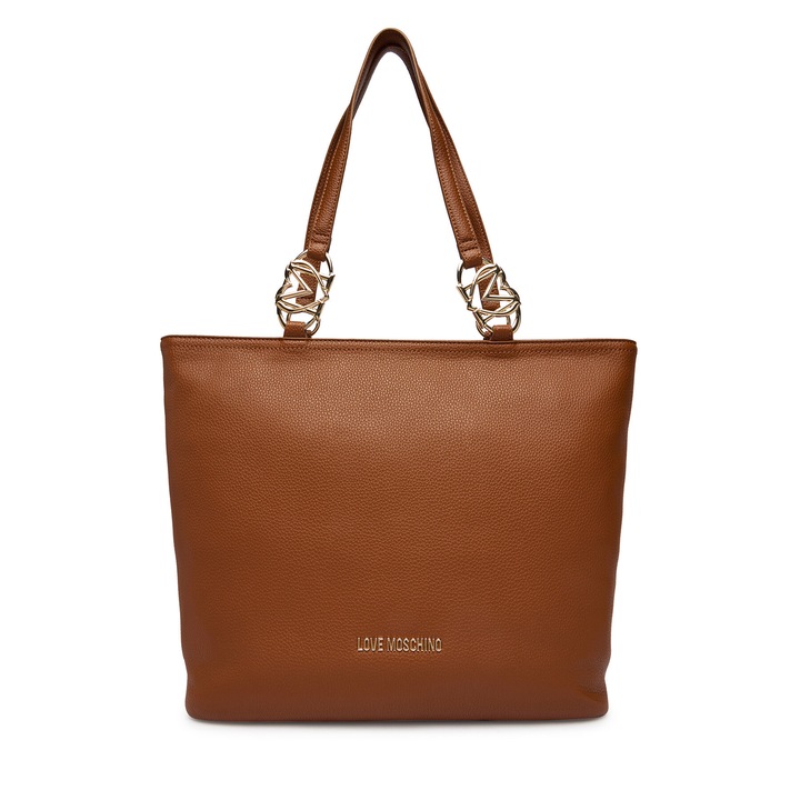 Geanta dama, Love Moschino, piele ecologica, maro, One Size INTL