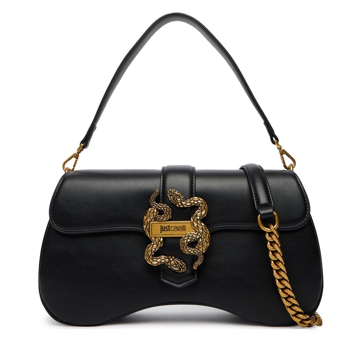 Női táska, Just Cavalli, műbőr, fekete, One Size INTL