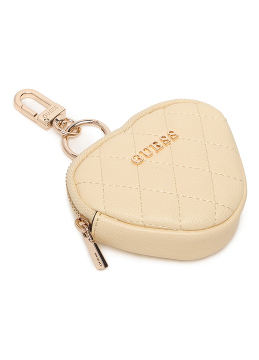 Etui chei pentru dama, Guess, galben, piele ecologica, One Size INTL