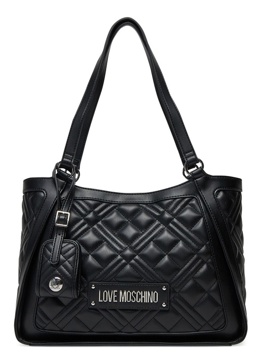 Geanta dama, Love Moschino, piele ecologica, negru, One Size