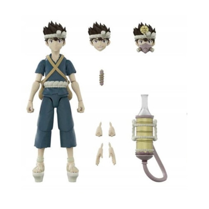 Фигурина Dr. Stone, 10 см, с аксесоари, многоцветна, комплект