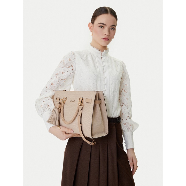 Női táska, Liu Jo, ökológikus, bézs, One Size INTL