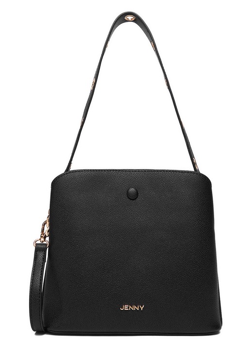 Geanta dama, Jenny, neagra, One Size INTL, material sintetic, design modern