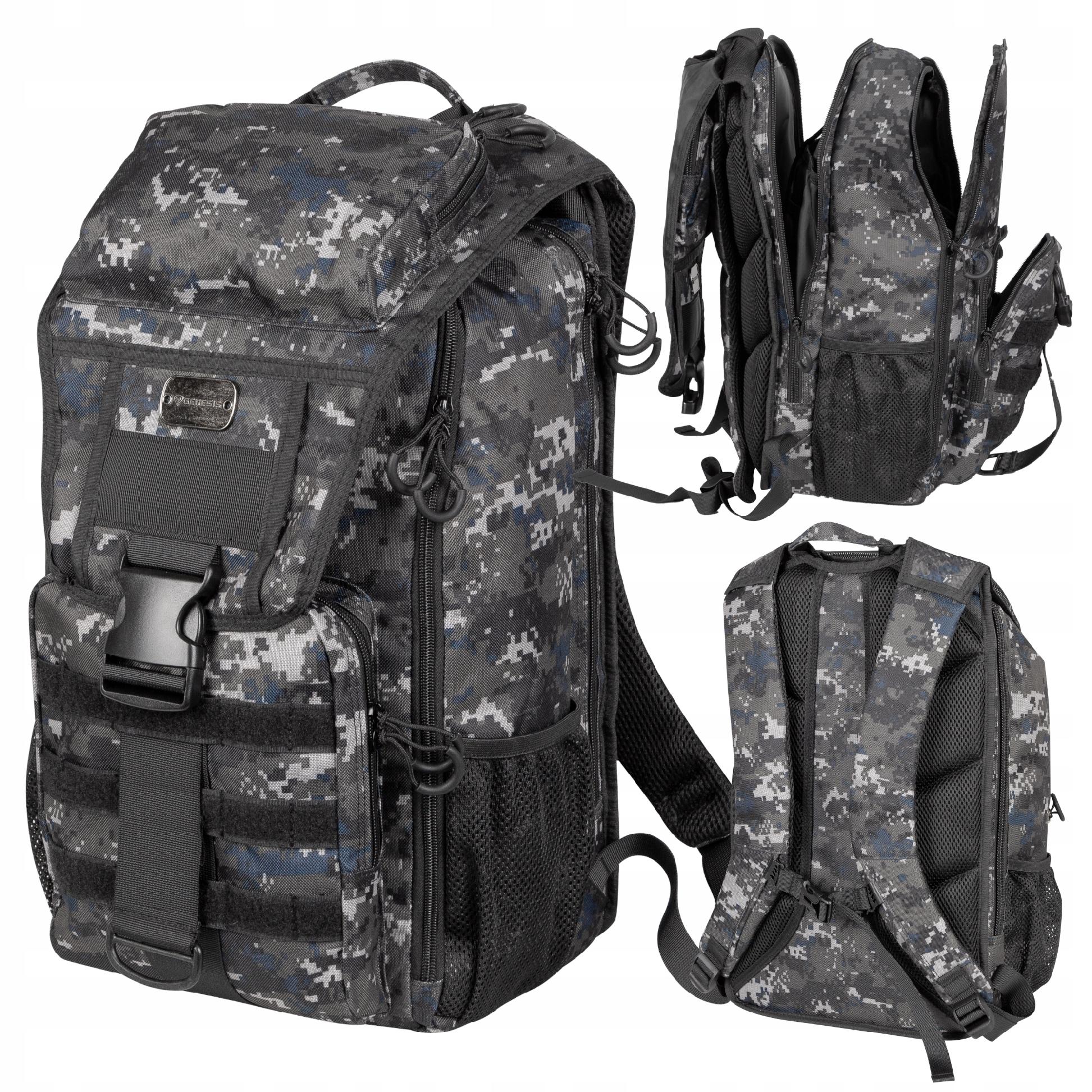 Rucsac laptop, Genesis Pallad 450 Camo Lite 15.6"