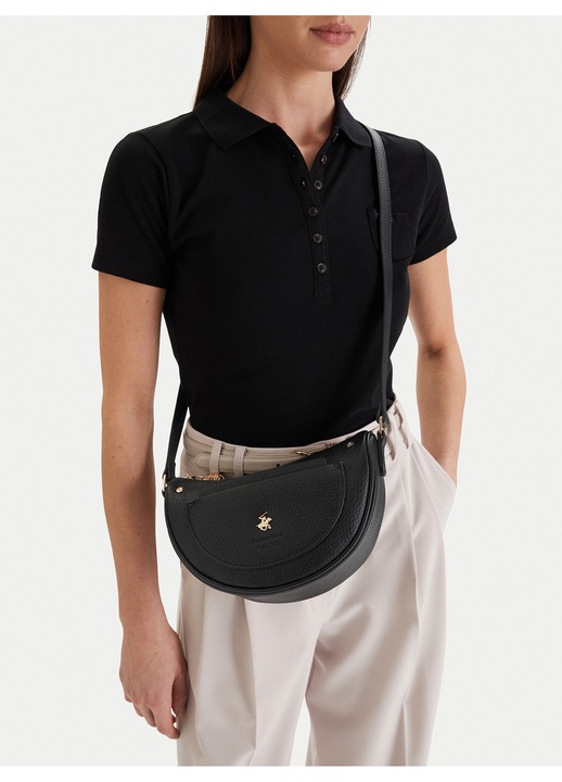 Дамска чанта, Beverly Hills Polo Club, черна, Един размер INTL