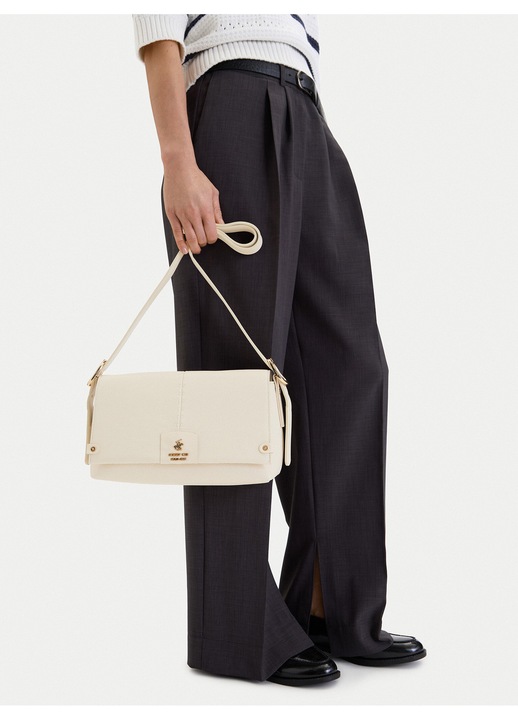 Női táska, Beverly Hills Polo Club, bézs, One Size INTL