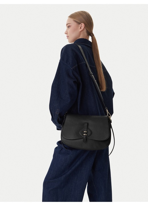 Női táska, Coccinelle, természetes bőr, fekete, One Size INTL