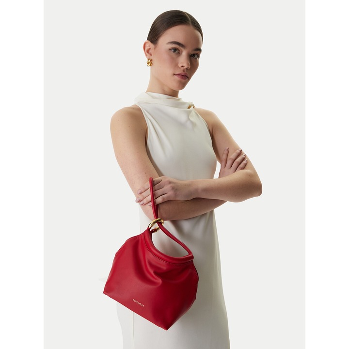 Női táska, Coccinelle, valódi bőr, piros, One Size INTL