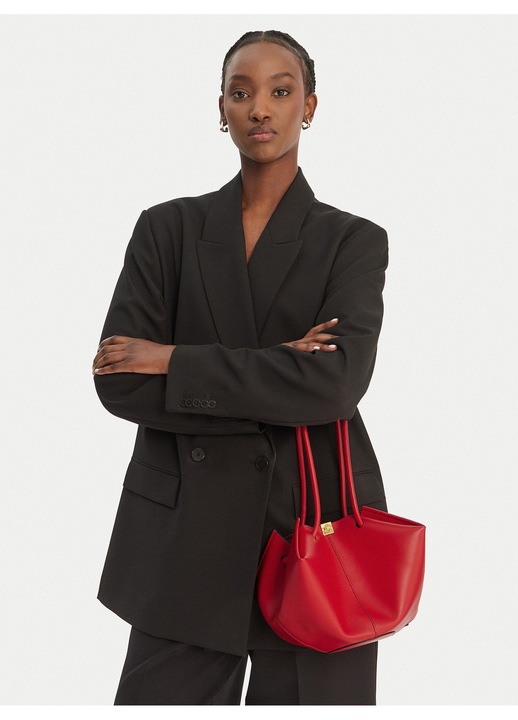 Női táska, Coccinelle, természetes bőr, piros, One Size INTL