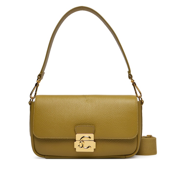 Női táska, Coccinelle, valódi bőr, zöld, One Size INTL