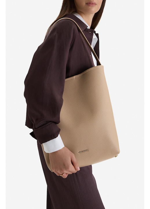 Geanta bucket, Gino Rossi, bej, One Size INTL