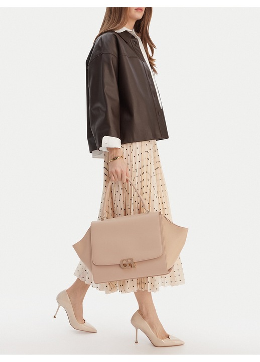 Geanta dama, Gino Rossi, tkanina, bej, One Size INTL