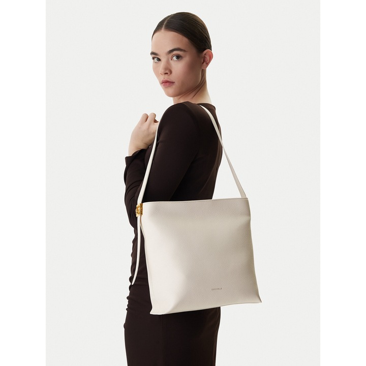 Női táska, Coccinelle, természetes bőr, bézs, One Size INTL