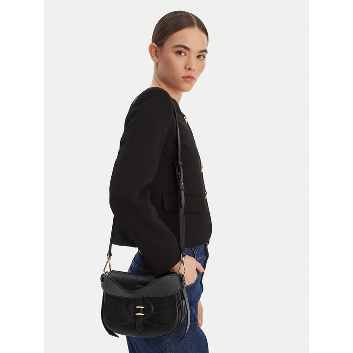 Női táska, Coccinelle, természetes bőr, fekete, One Size INTL