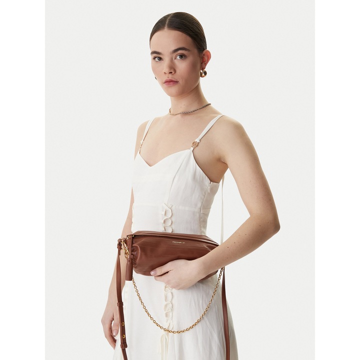 Női táska, Coccinelle, természetes bőr, barna, One Size INTL