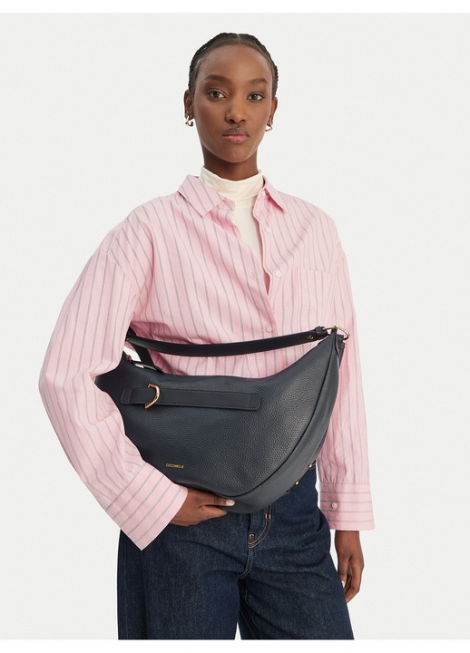 Női táska, Coccinelle, természetes bőr, kék, One Size INTL