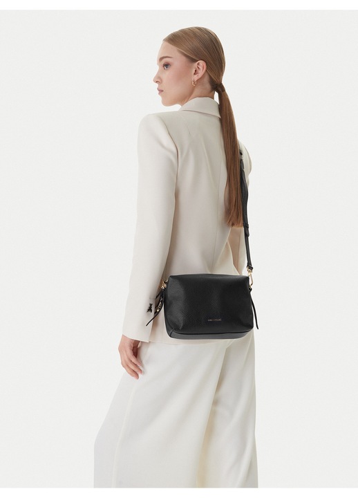 Női táska, Coccinelle, természetes bőr, fekete, One Size INTL