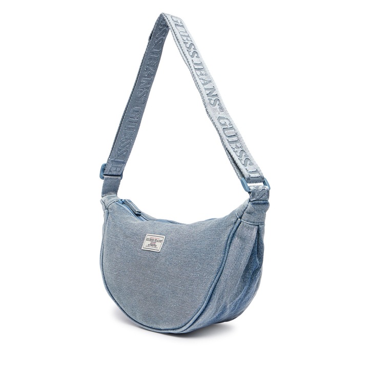 Női táska, Guess Jeans, szövet, kék, One Size INTL