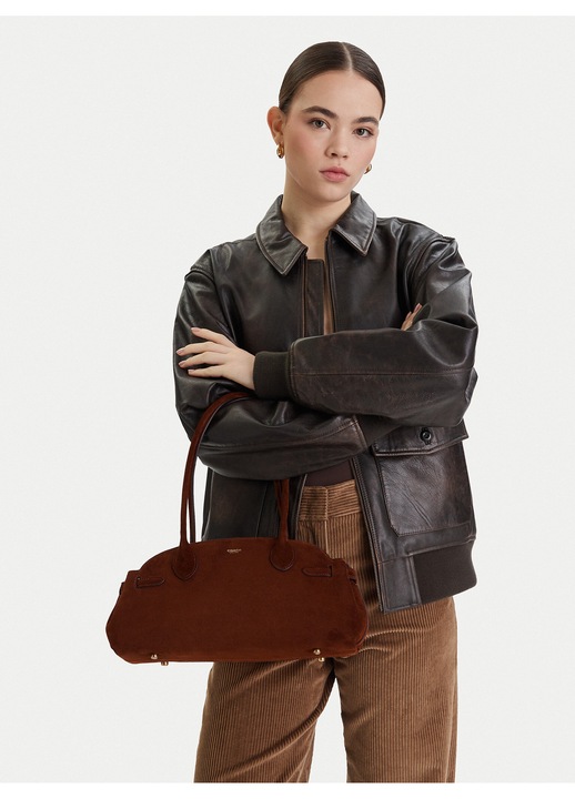 Női táska, Coach, természetes bőr, barna, One Size INTL