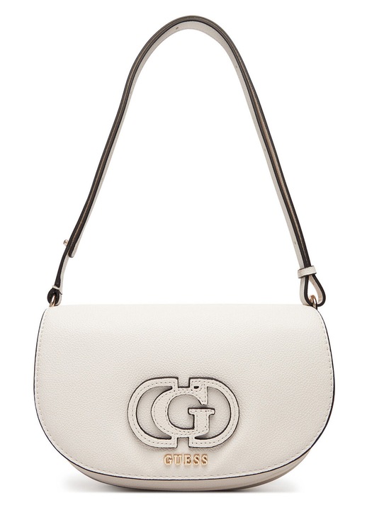 Női táska, Guess, ökológiai, fehér, One Size INTL, 6 kártya tárolására alkalmas