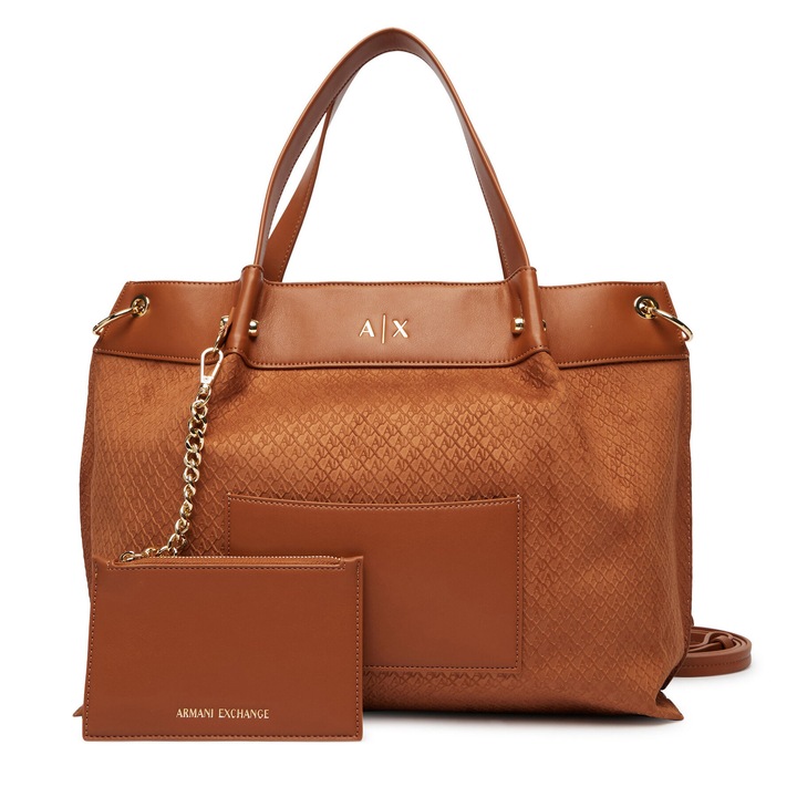 Női táska, Armani Exchange, ökológiai, bézs, One Size INTL