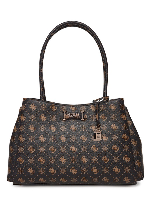 Дамска чанта, Guess, екологична, кафява, Един размер INTL