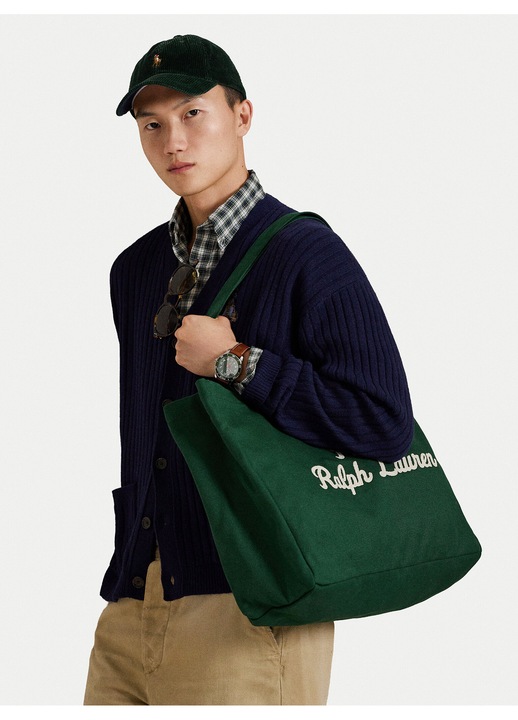 Geanta dama, Polo Ralph Lauren, verde, One Size INTL