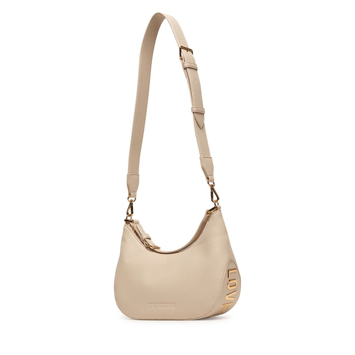 Geanta dama, Love Moschino, piele ecologica, bej, One Size INTL