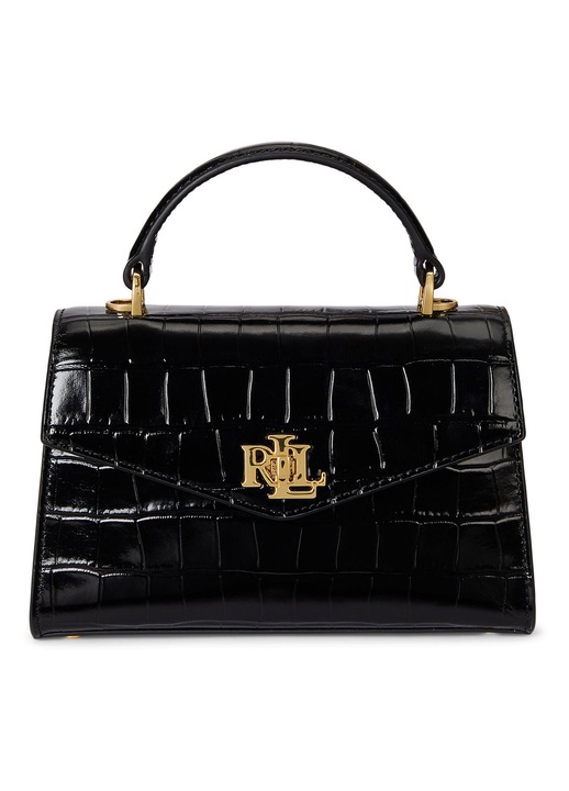 Geanta dama, Lauren Ralph Lauren, piele naturala, negru