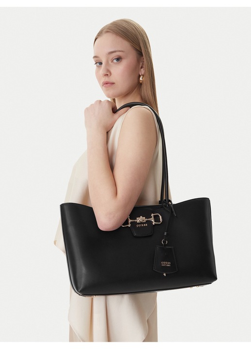 Дамска чанта, Guess, черна, Един размер INTL
