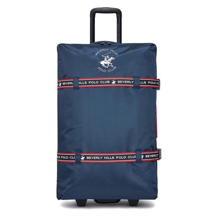 Troler mare unisex, Beverly Hills Polo Club, textil, albastru, One Size INTL