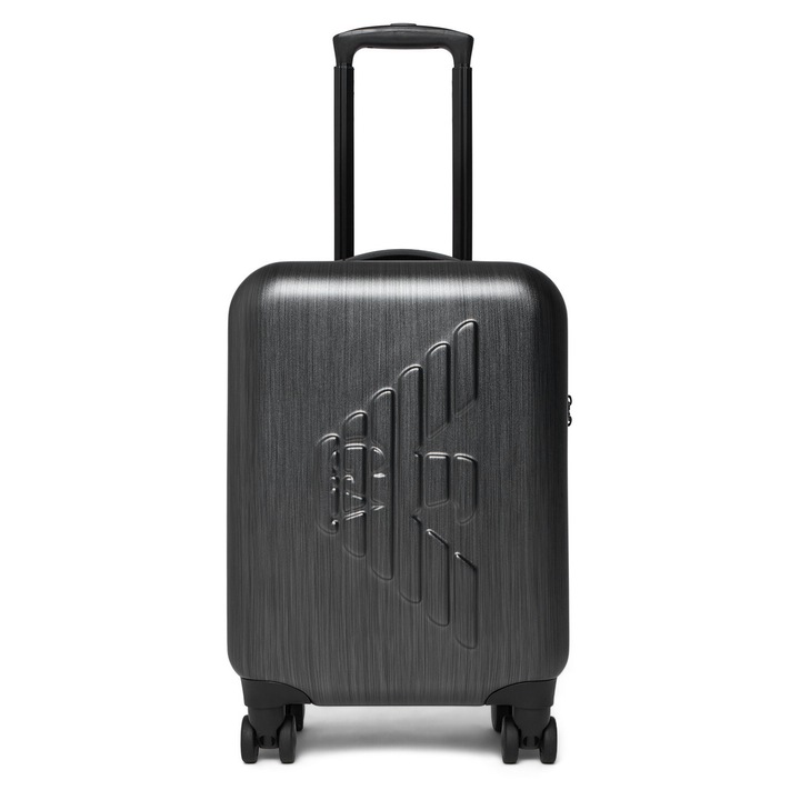 Emporio Armani bőrönd, műanyag, szürke, One Size INTL