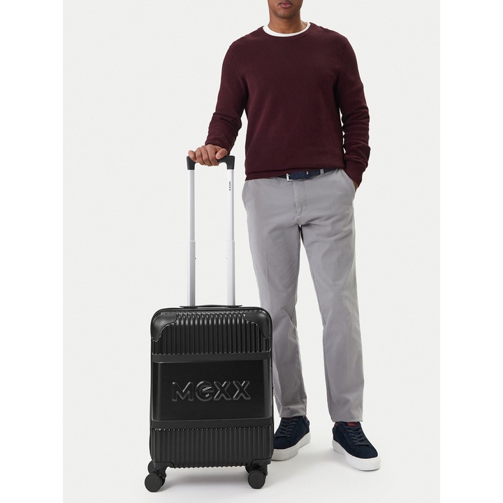 Troler cabina Mexx, plastic, negru, One Size INTL